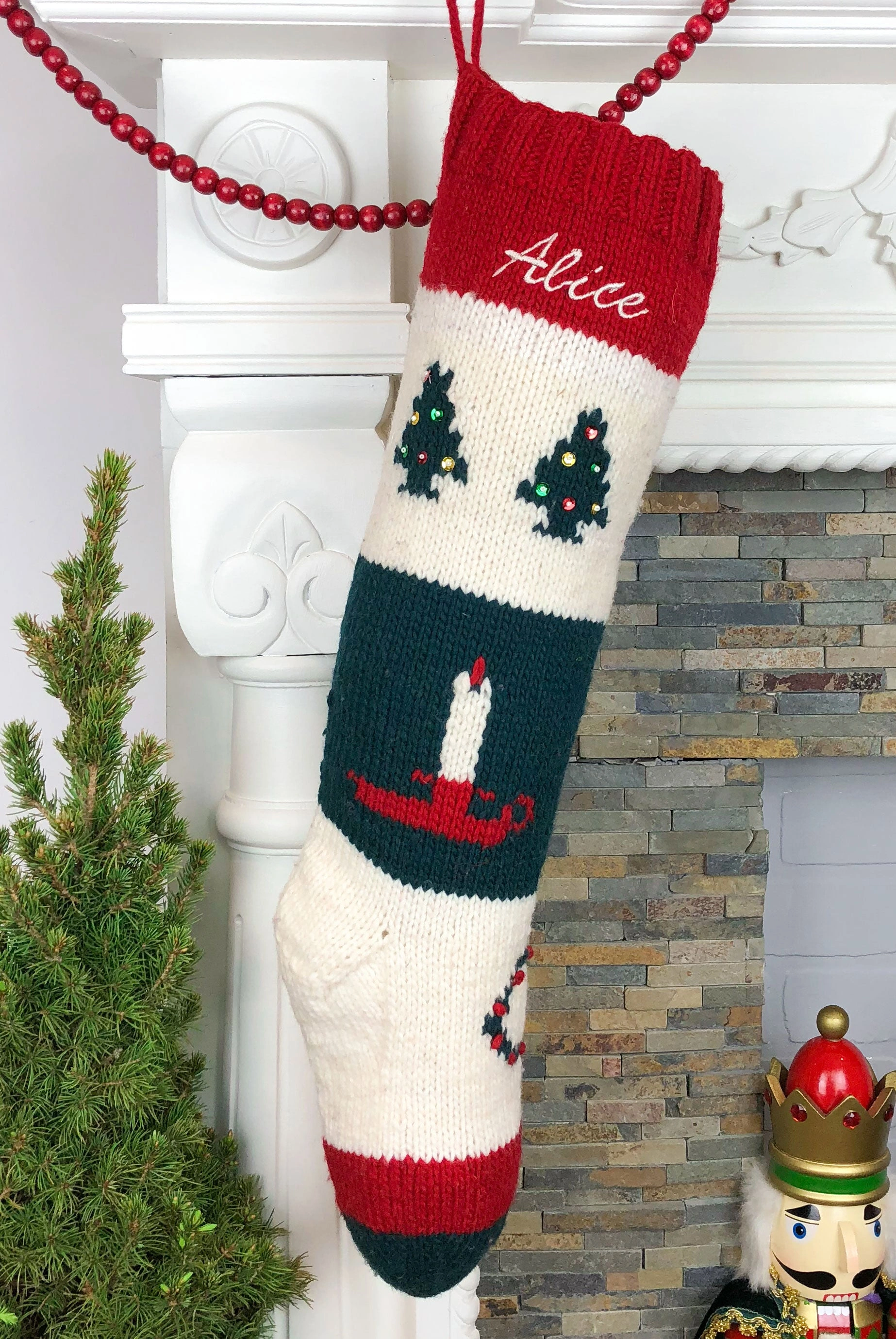 Cozy Christmas: Personalized Knit Stockings for Your Family