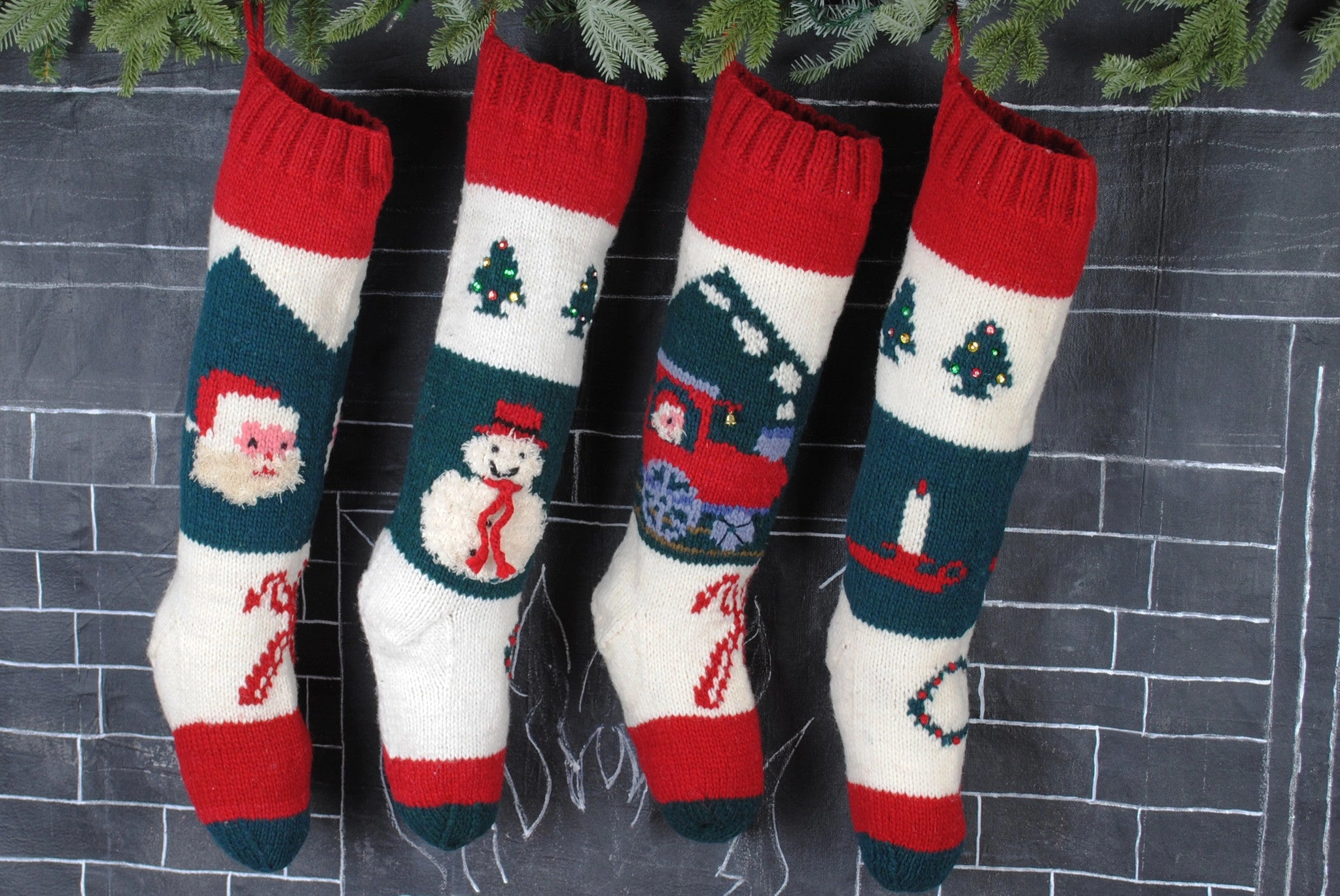 Cozy Christmas Train Stocking Personalized for You Festive Fun Ready to Ship